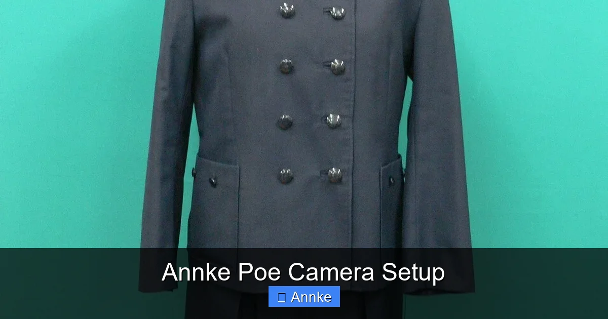 Annke Poe Camera Setup