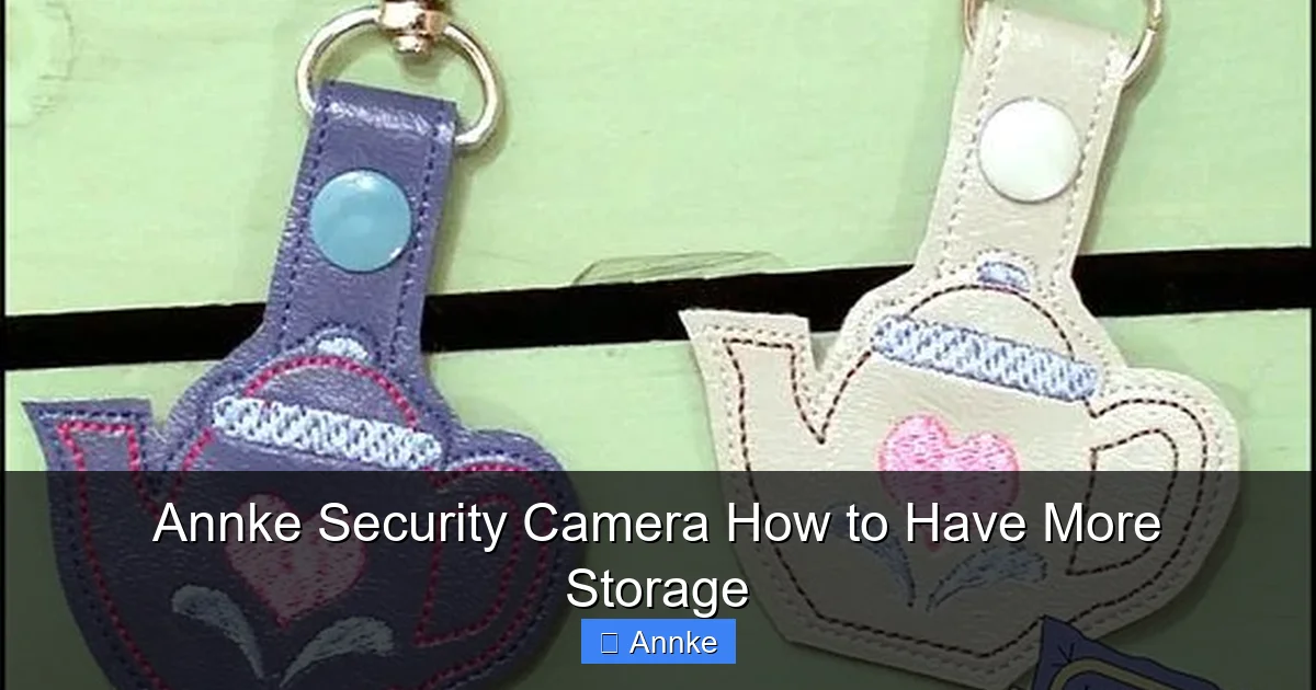 Annke Security Camera How to Have More Storage