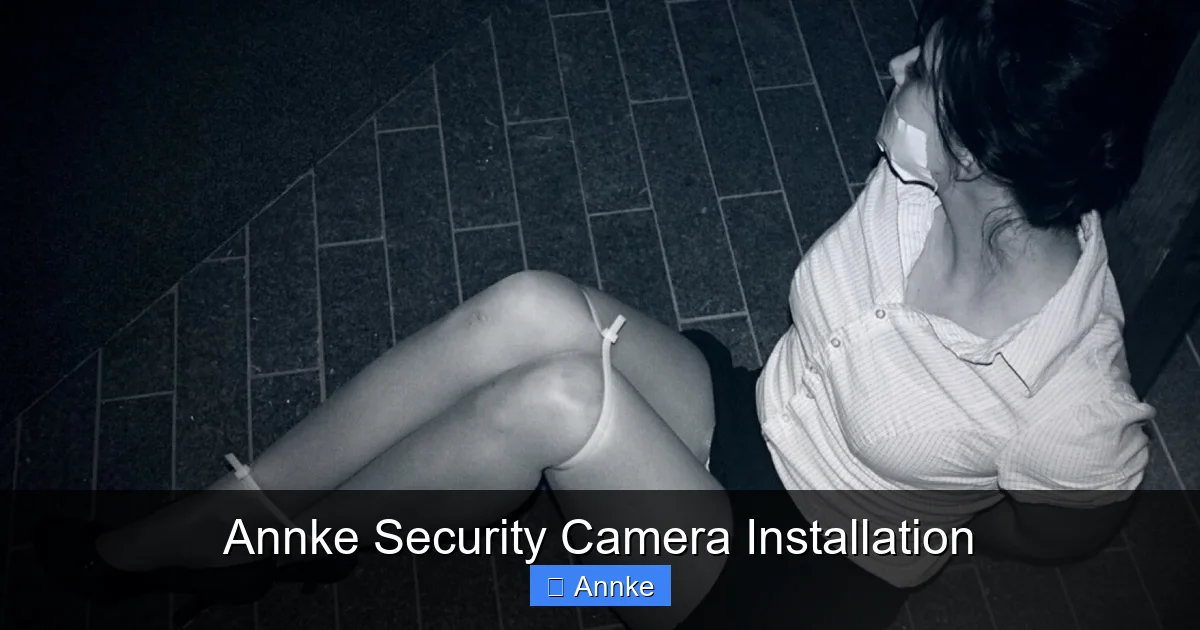 Annke Security Camera Installation