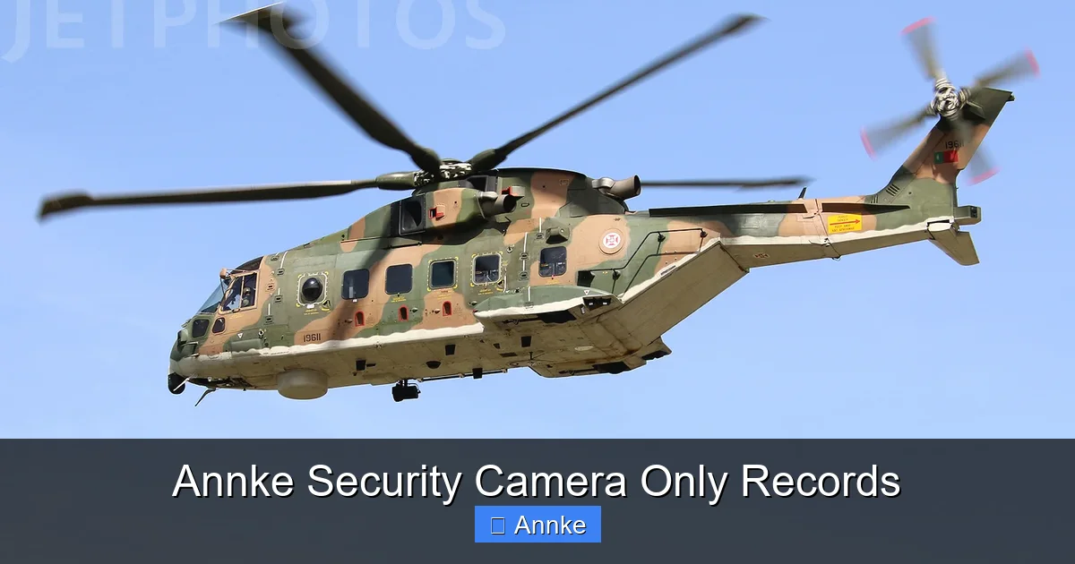 Annke Security Camera Only Records