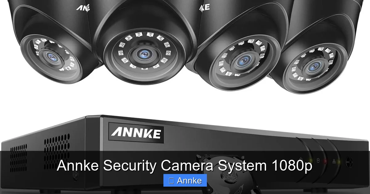 Annke Security Camera System 1080p