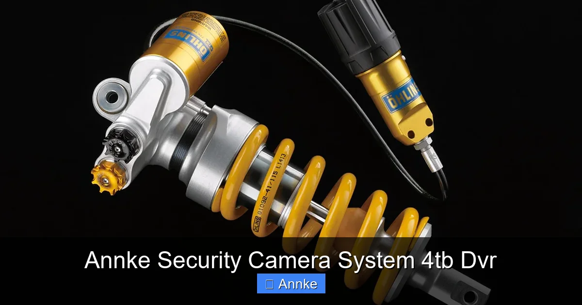 Annke Security Camera System 4tb Dvr