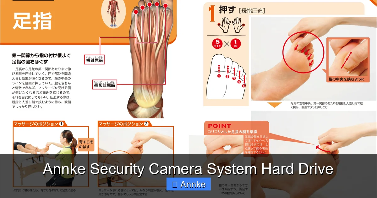 Annke Security Camera System Hard Drive