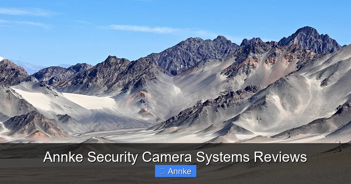 Annke Security Camera Systems Reviews