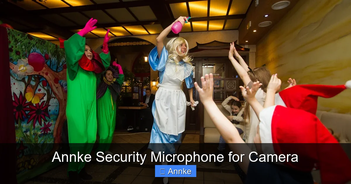 Annke Security Microphone for Camera