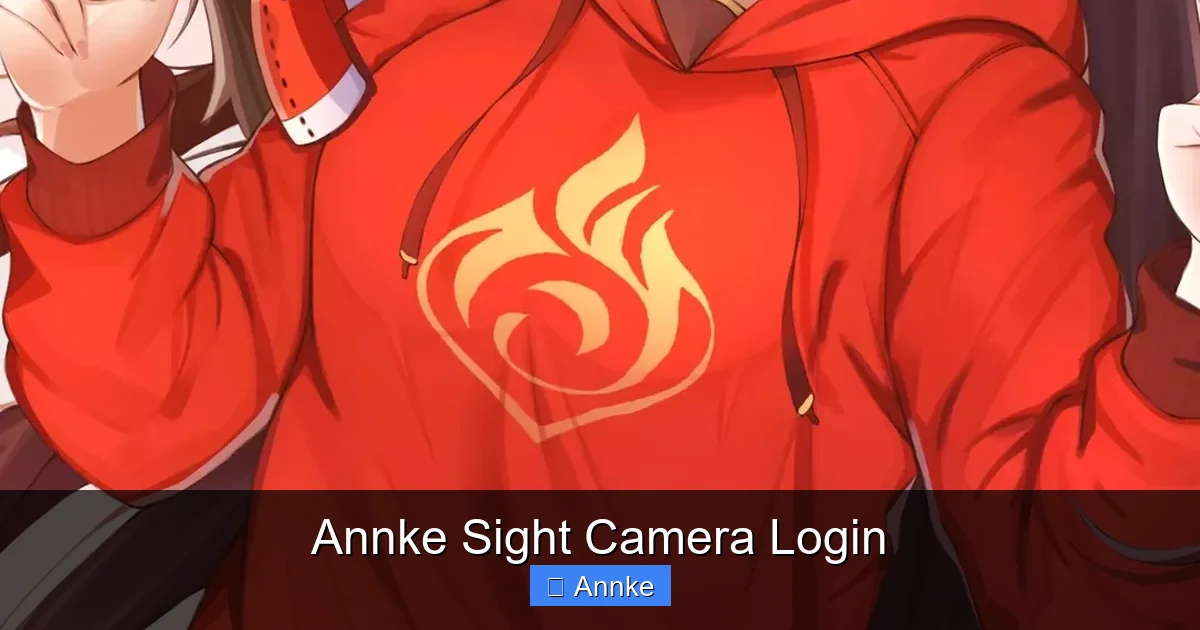 Annke Sight Camera Login