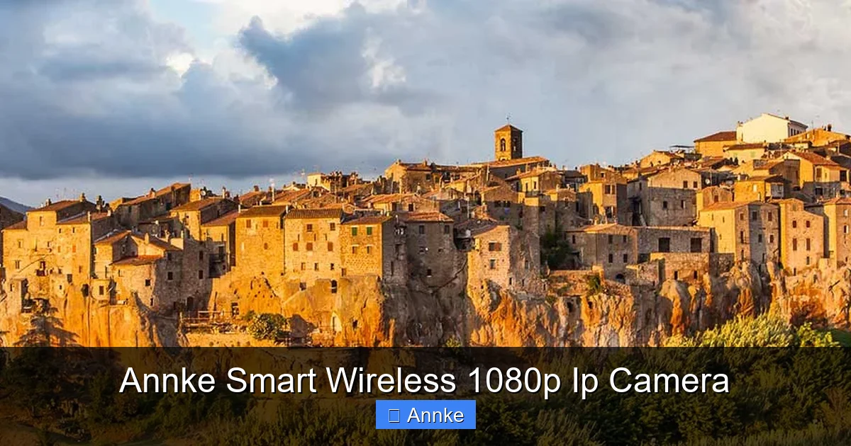 Annke Smart Wireless 1080p Ip Camera