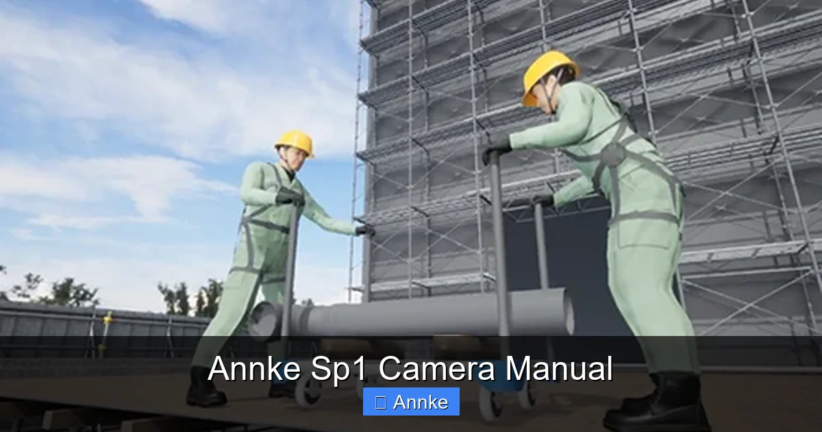 Annke Sp1 Camera Manual