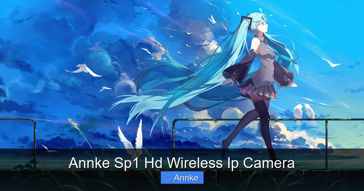 Annke Sp1 Hd Wireless Ip Camera