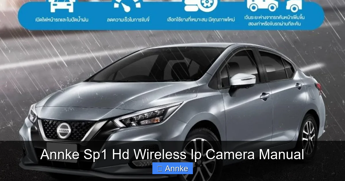 Annke Sp1 Hd Wireless Ip Camera Manual