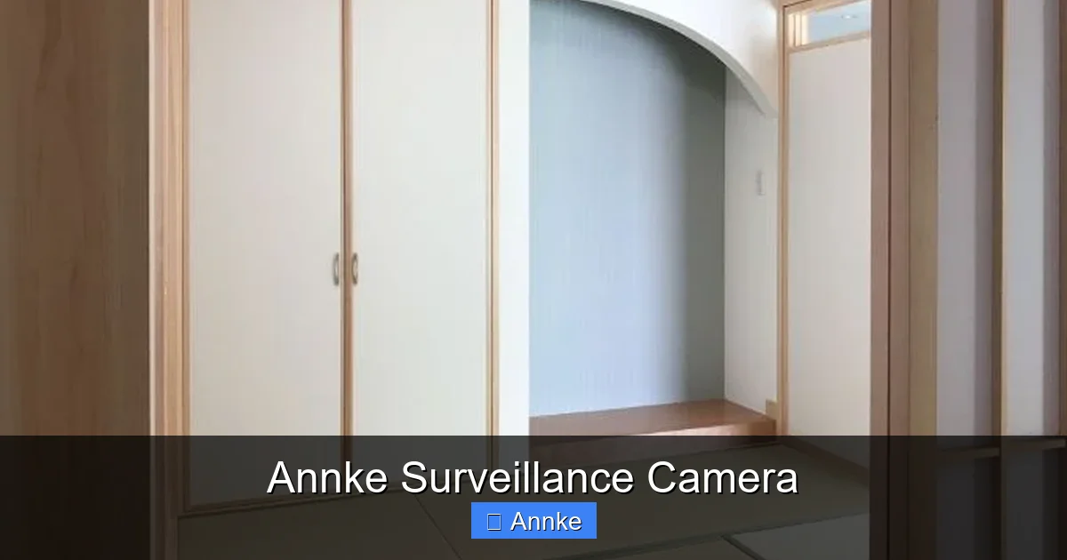 Annke Surveillance Camera