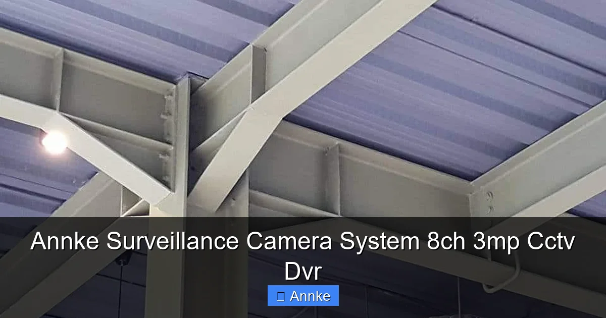 Annke Surveillance Camera System 8ch 3mp Cctv Dvr