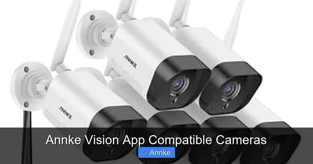 Annke Vision App Compatible Cameras
