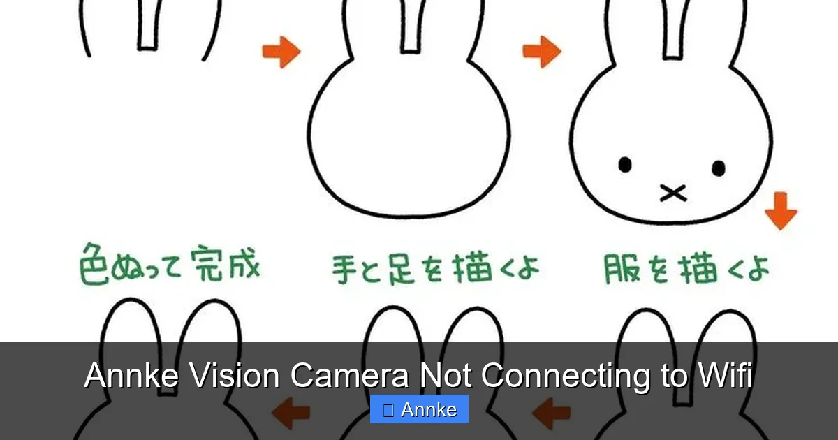 Annke Vision Camera Not Connecting to Wifi