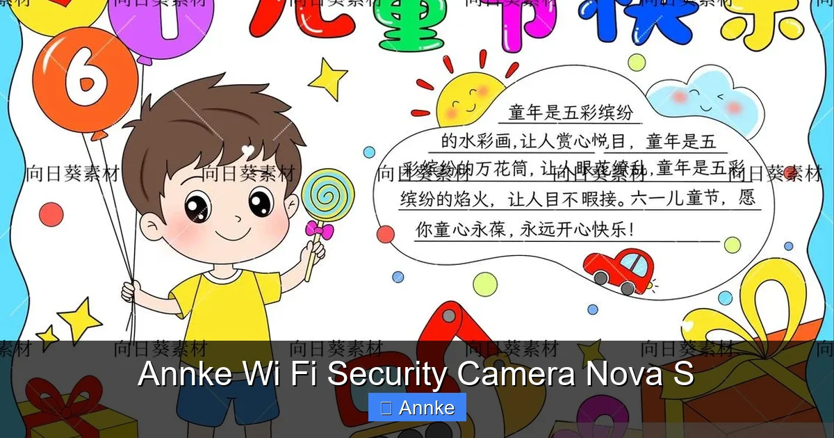 Annke Wi Fi Security Camera Nova S