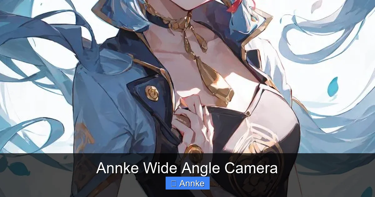 Annke Wide Angle Camera