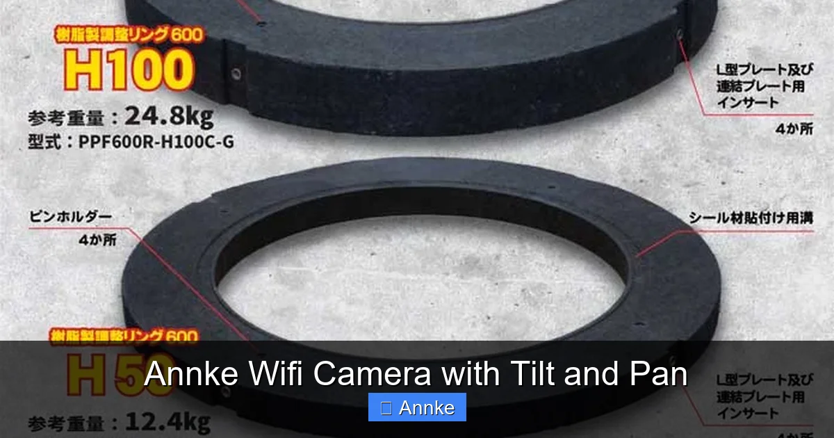 Annke Wifi Camera with Tilt and Pan