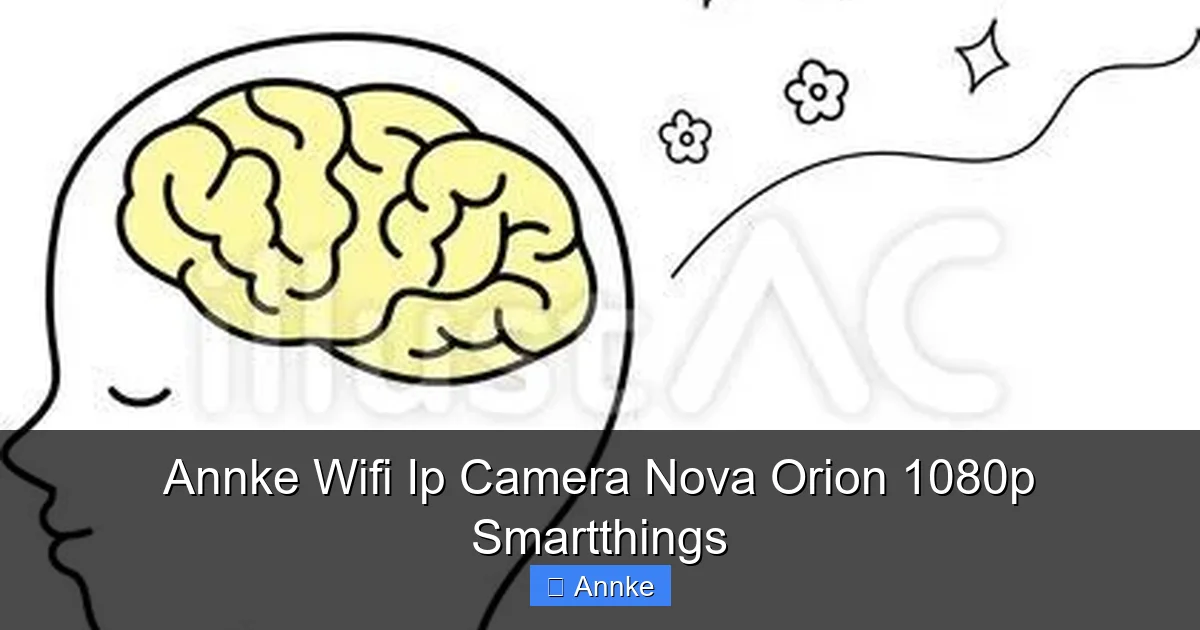 Annke Wifi Ip Camera Nova Orion 1080p Smartthings