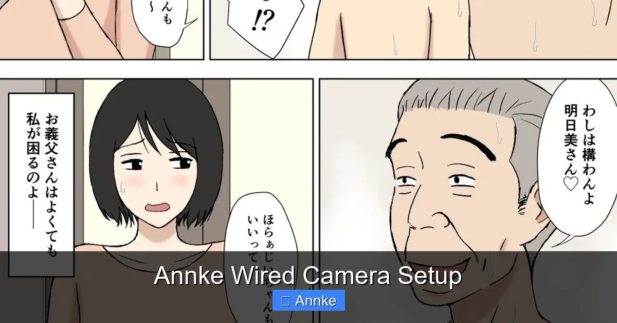 Annke Wired Camera Setup