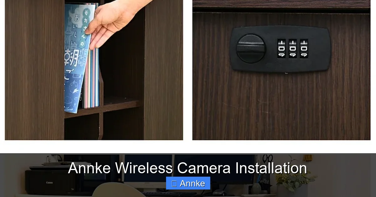 Annke Wireless Camera Installation
