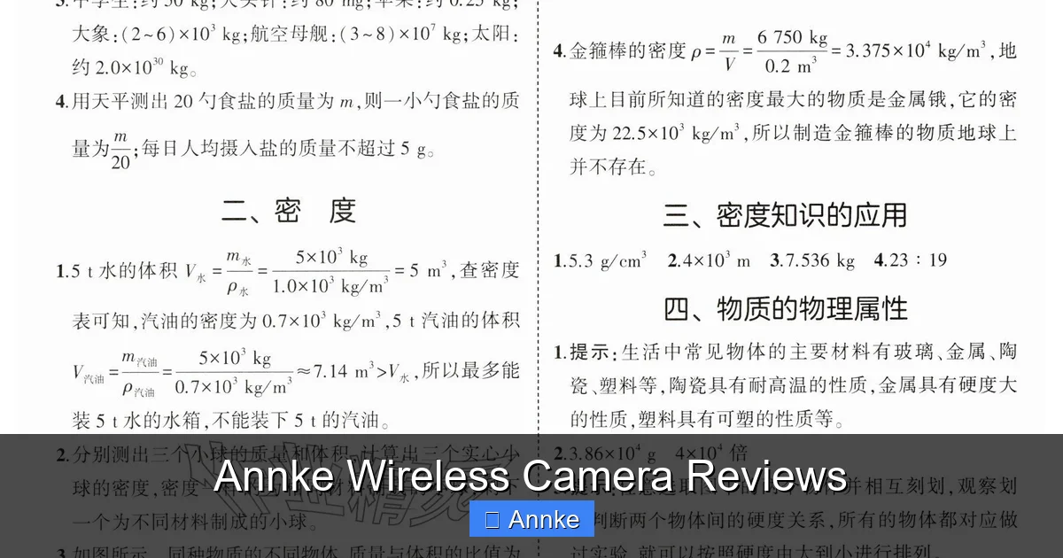 Annke Wireless Camera Reviews