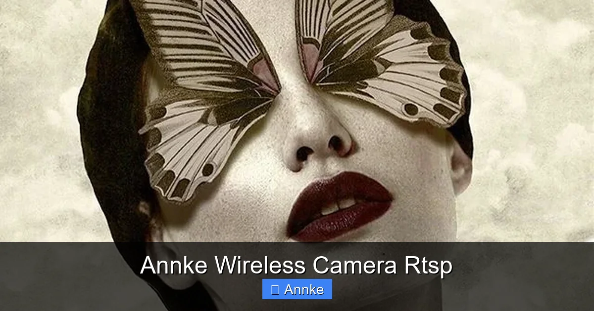 Annke Wireless Camera Rtsp