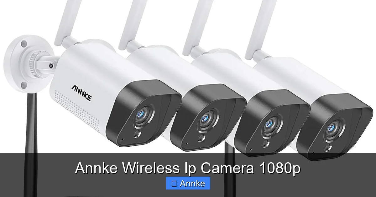 Annke Wireless Ip Camera 1080p