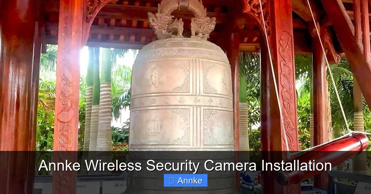 Annke Wireless Security Camera Installation