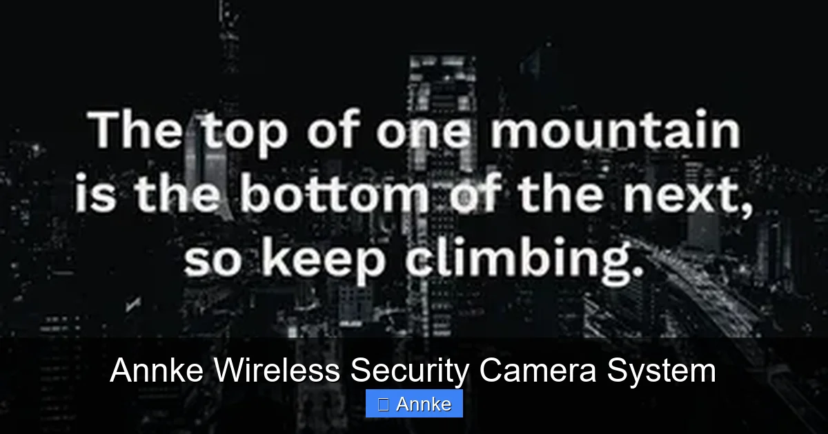 Annke Wireless Security Camera System