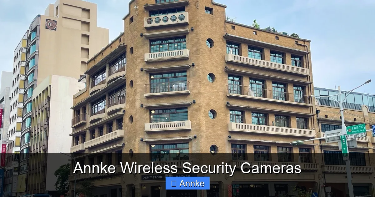 Annke Wireless Security Cameras