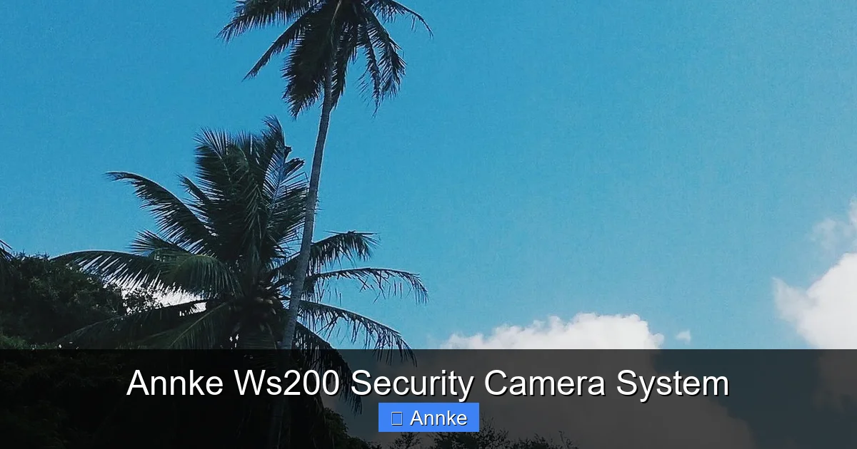 Annke Ws200 Security Camera System