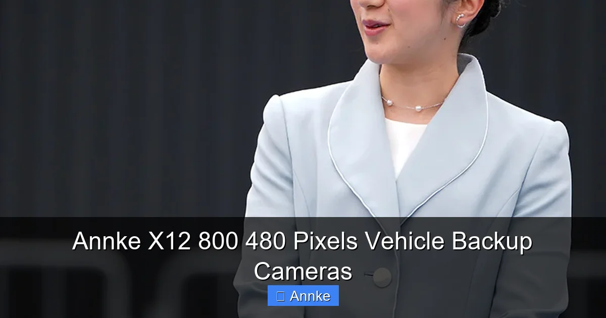 Annke X12 800 480 Pixels Vehicle Backup Cameras