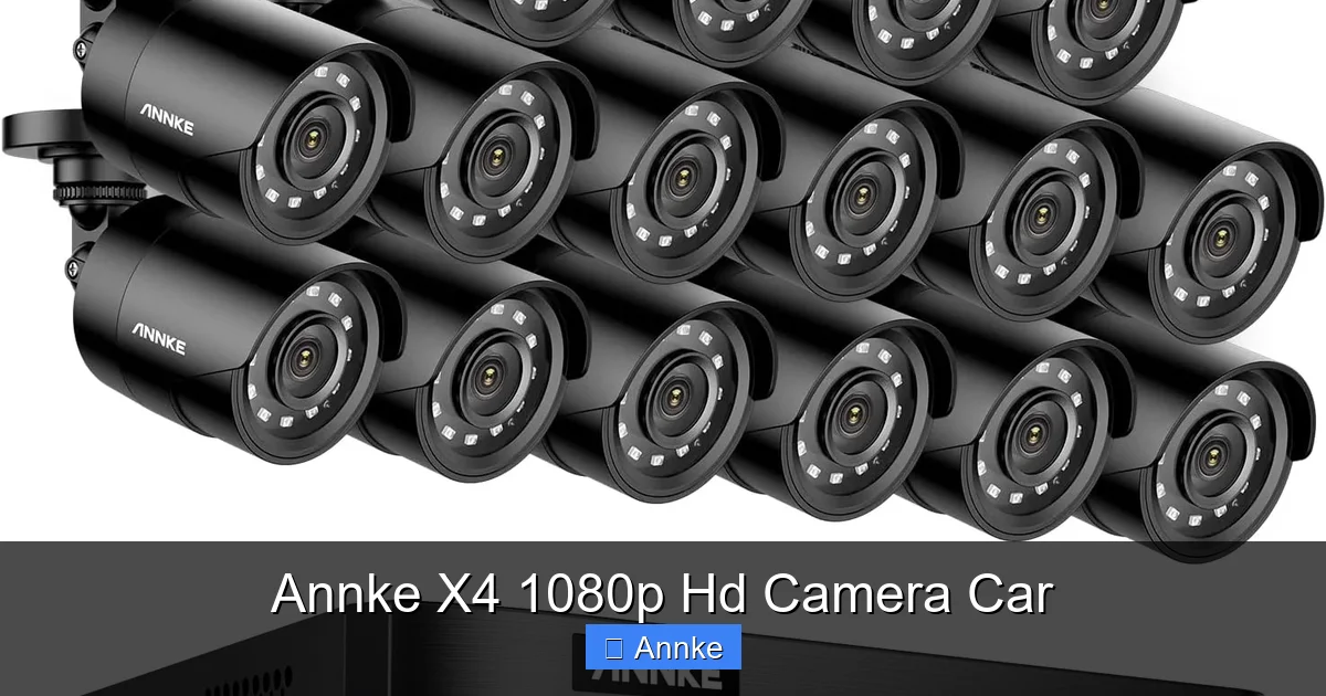 Annke X4 1080p Hd Camera Car