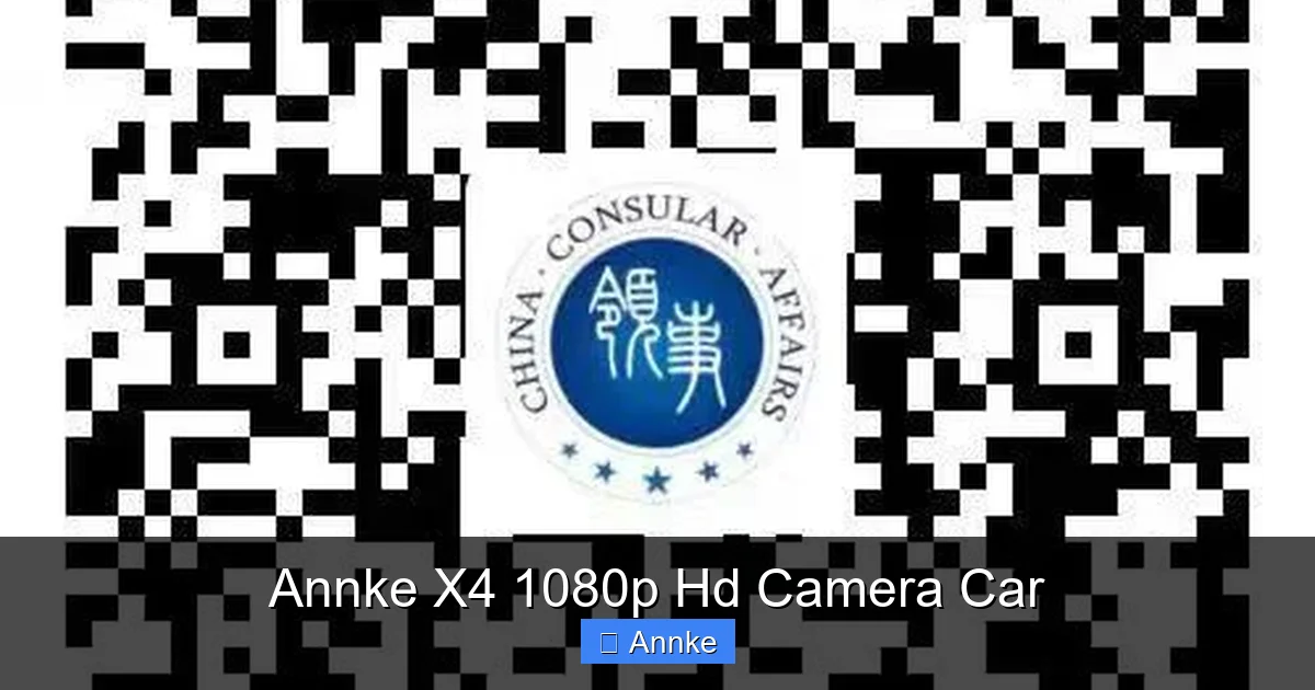 Annke X4 1080p Hd Camera Car