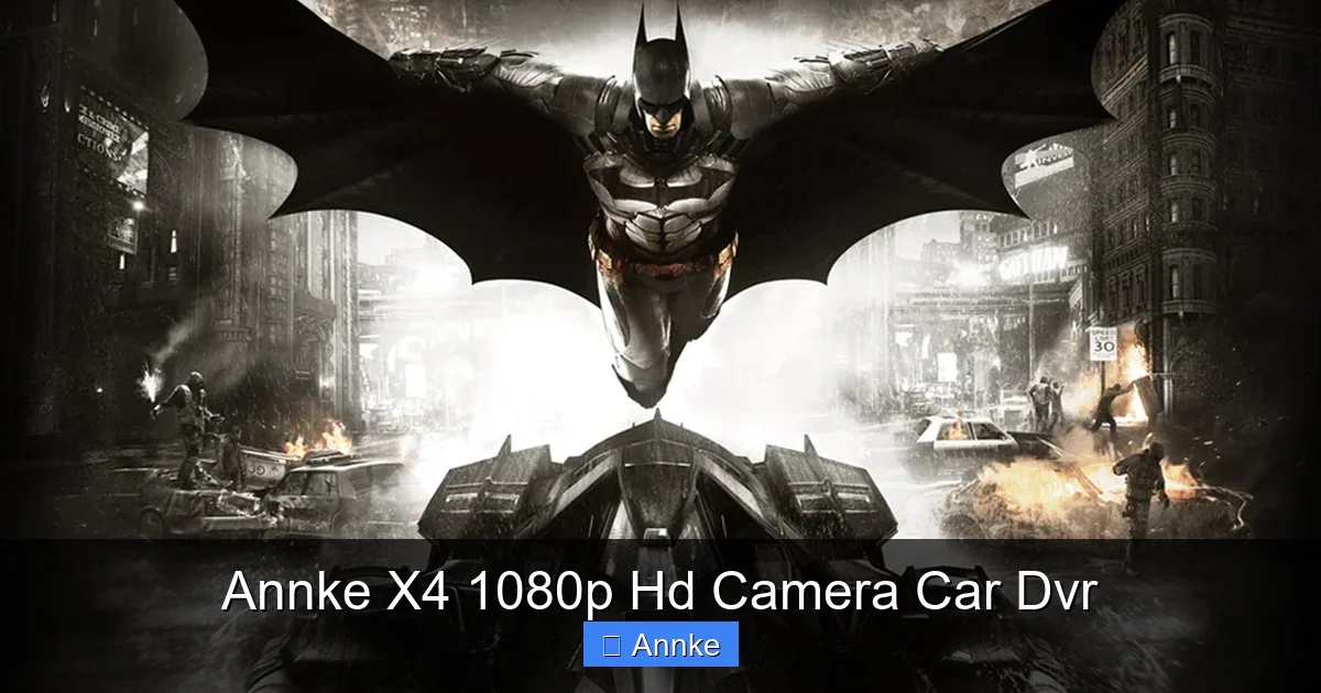 Annke X4 1080p Hd Camera Car Dvr