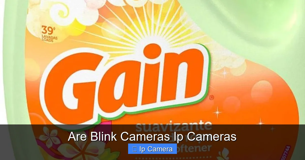 Are Blink Cameras Ip Cameras
