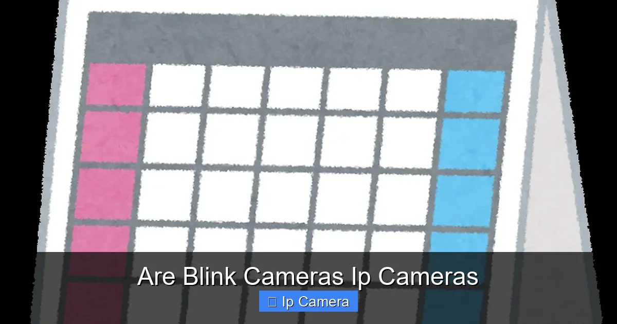 Are Blink Cameras Ip Cameras