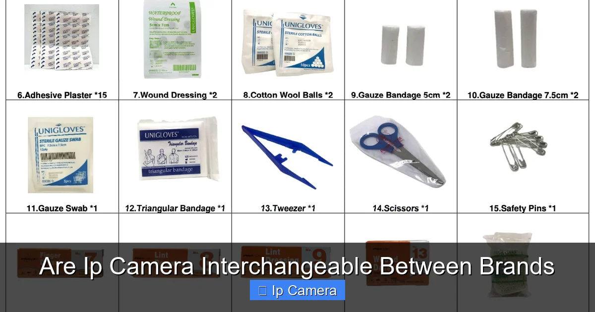 Are Ip Camera Interchangeable Between Brands