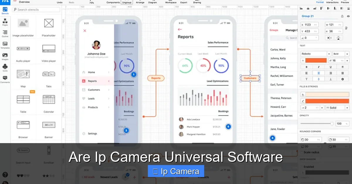 Are Ip Camera Universal Software