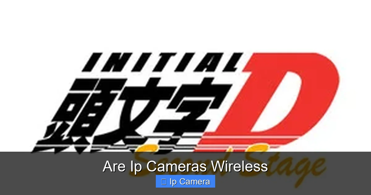 Are Ip Cameras Wireless