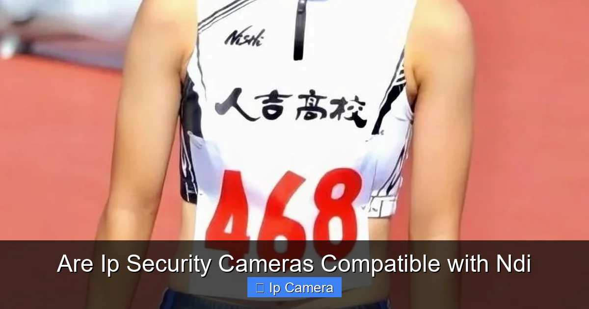 Are Ip Security Cameras Compatible with Ndi