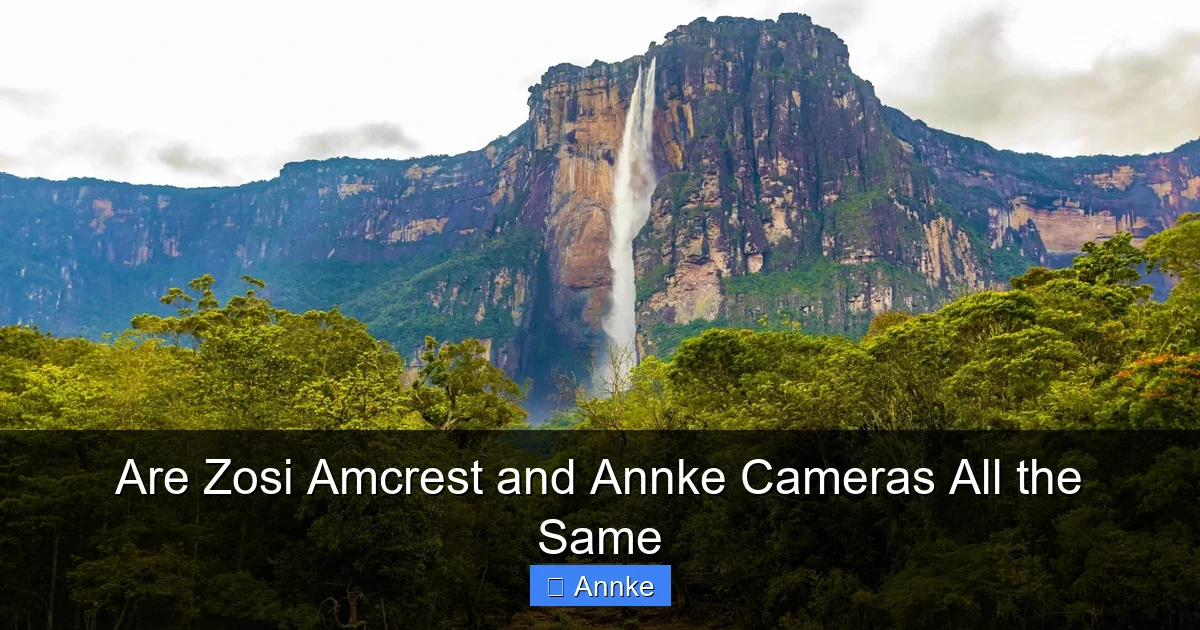 Are Zosi Amcrest and Annke Cameras All the Same