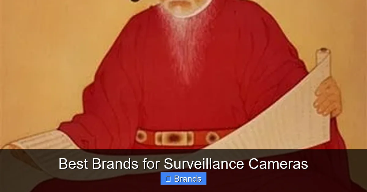 Best Brands for Surveillance Cameras