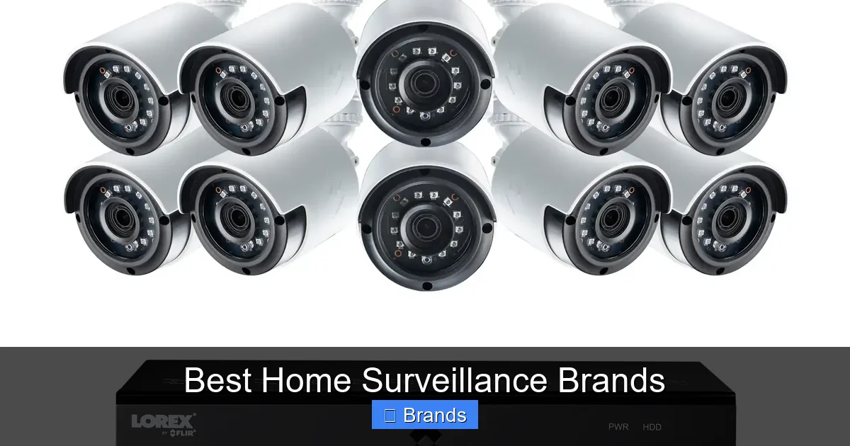 Best Home Surveillance Brands