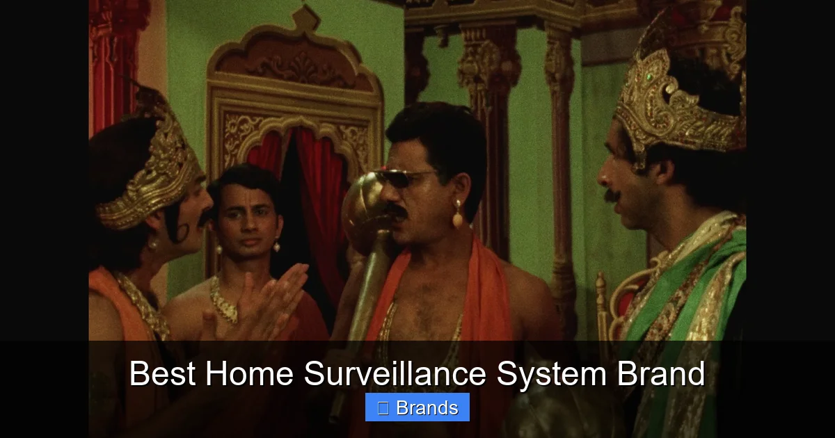 Best Home Surveillance System Brand