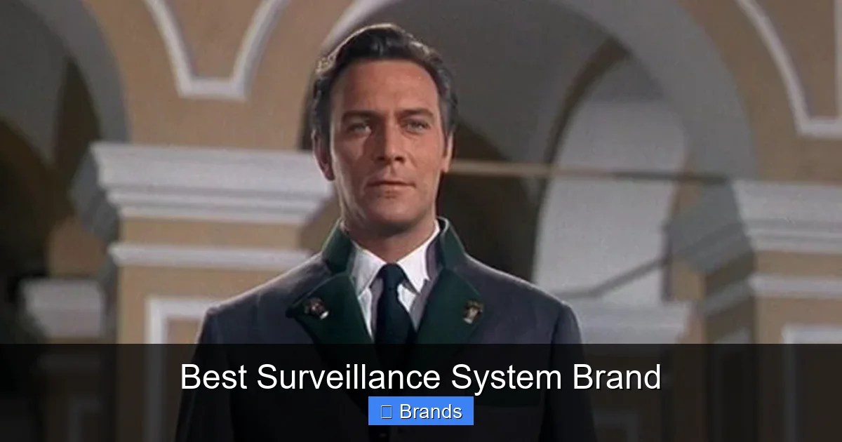 Best Surveillance System Brand