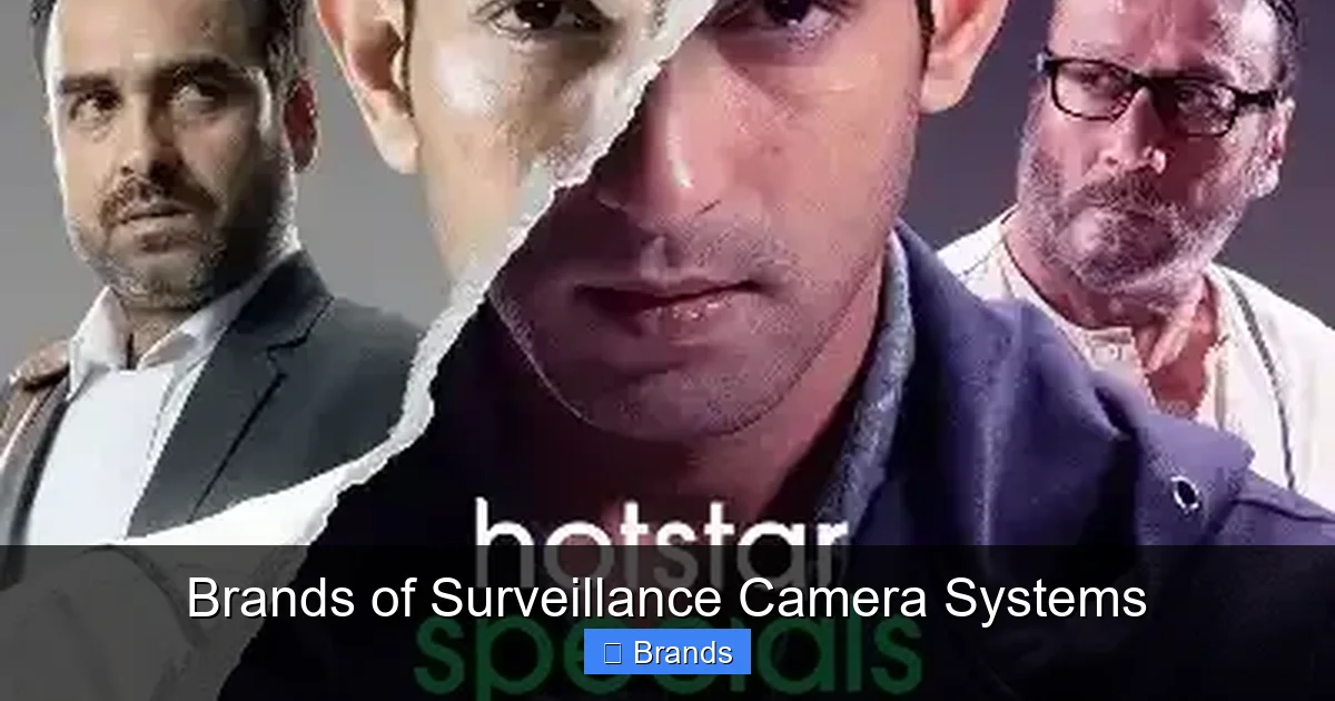 Brands of Surveillance Camera Systems