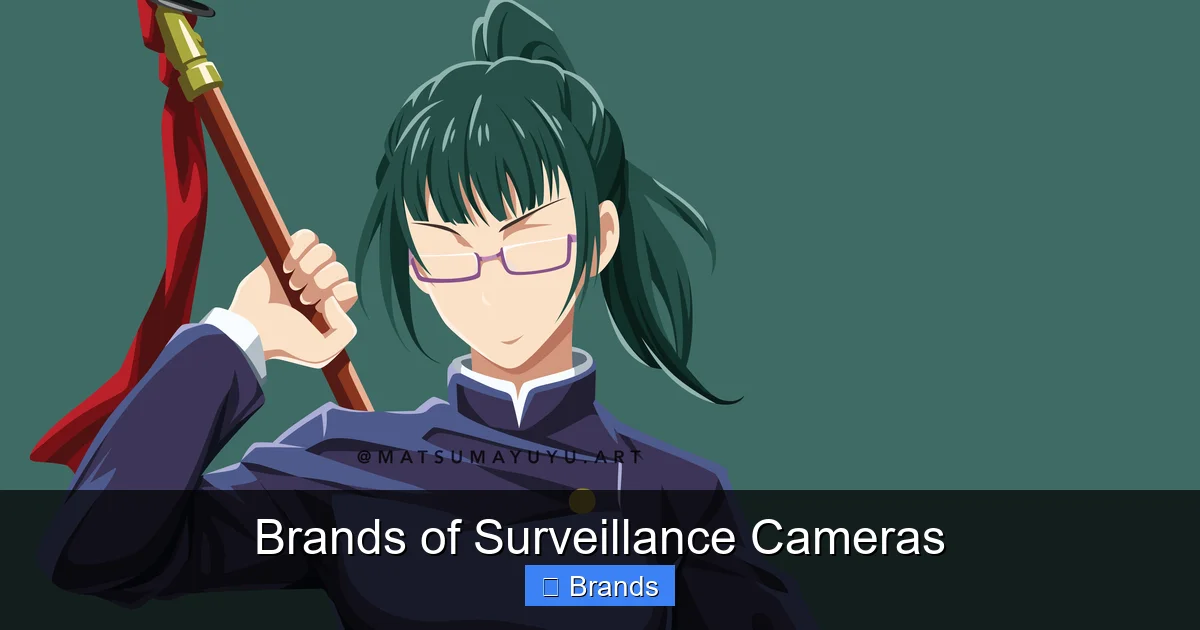 Brands of Surveillance Cameras