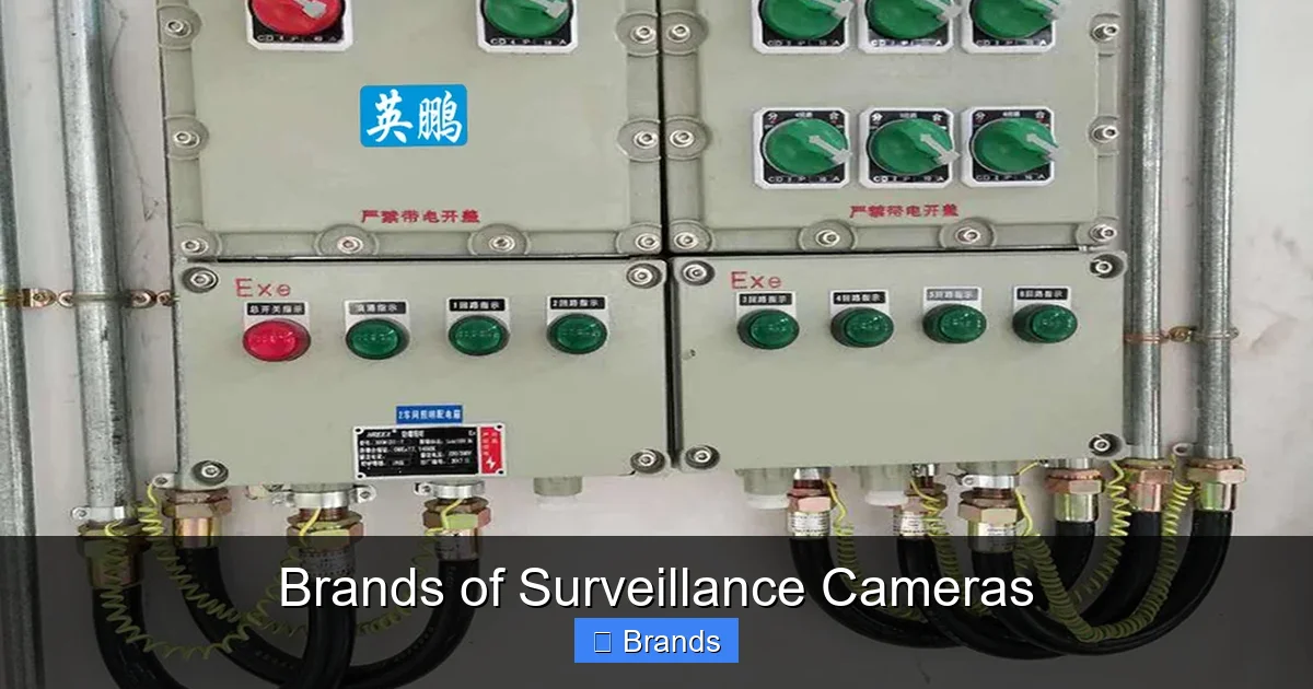 Brands of Surveillance Cameras