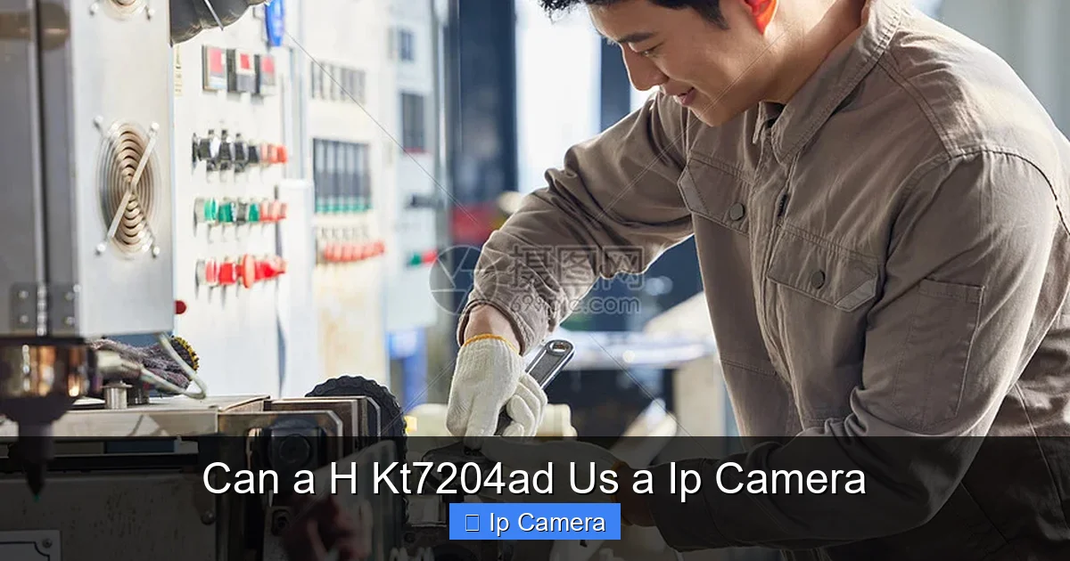 Can a H Kt7204ad Us a Ip Camera